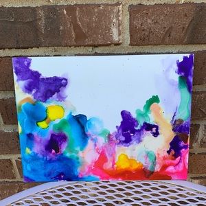 Small work of abstract art 9x12